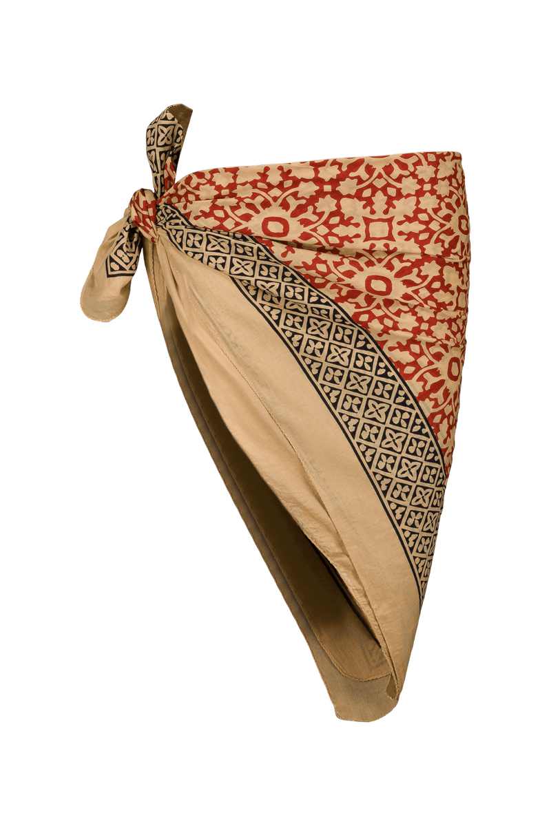 Le Paréo - Printed - Beige / Ochre