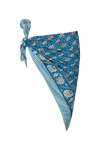 Le Paréo - Flowers Print - Grey Blue