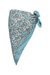 Le Paréo - Flower print - Turquoise