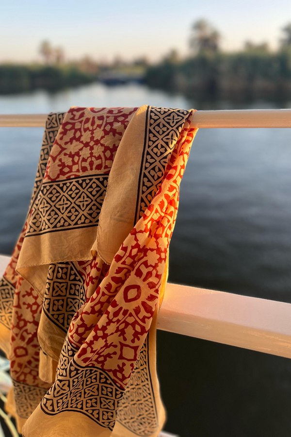 Le Paréo - Printed - Beige / Ochre