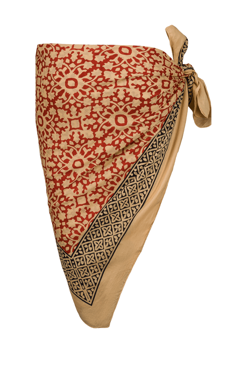 Le Paréo - Printed - Beige / Ochre