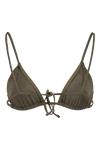 Le Pétillant - Khaki - Triangle bikini top