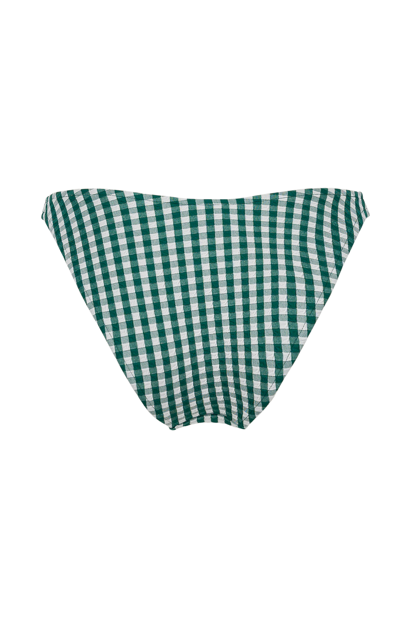 La Séduisante - Green Vichy - Tanga Panties