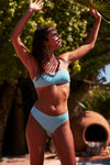 Le Radieux - Mint Stripe - bikini bottom Tanga