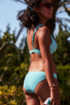 Le Radieux - Mint Stripe - low-rise bottom