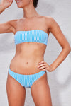 Le Radieux - Blue striped - low-rise bottom