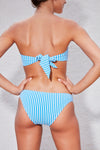 Le Radieux - Blue striped - low-rise bottom