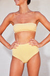 Le Radieux - Yellow Stripe - Top Strapless