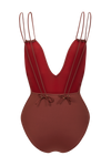 anja swimsuit one piece the piccolo terracotta behind