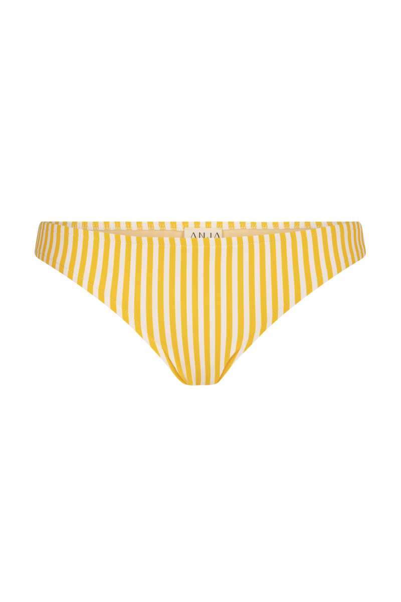 Le Radieux - Yellow striped - low-rise bottom