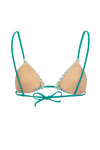 Le Radieux - Mint Stripe - Triangle bikini top