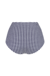 La Magnétique - Vichy Marine - high-waisted bikini bottom