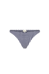 anja bikini bottom bikini panties tanga le canon  vichy  navy front