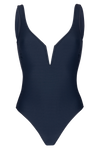 anja swimsuit one-piece le sensuel navy front