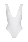 anja swimsuit one-piece le plongeant white front