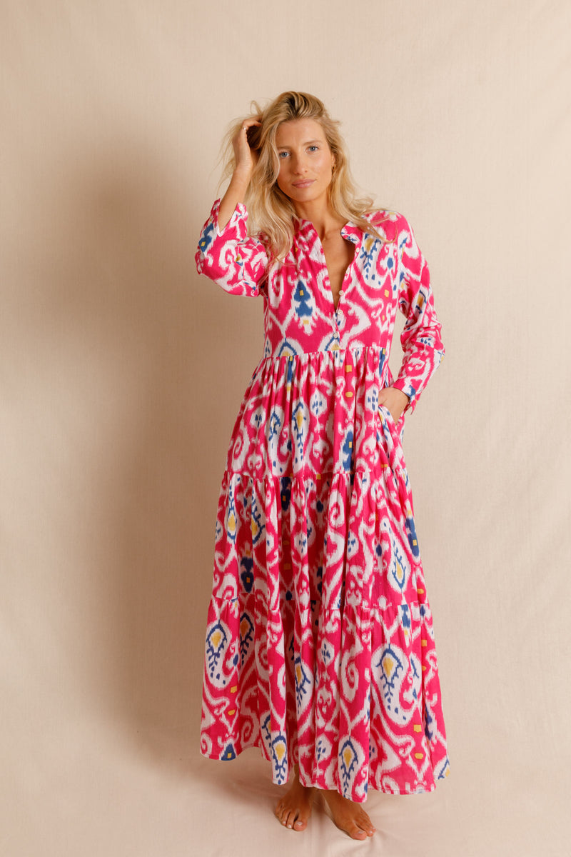 La Legendaire d Anja Paris ikat print dress Anja Paris