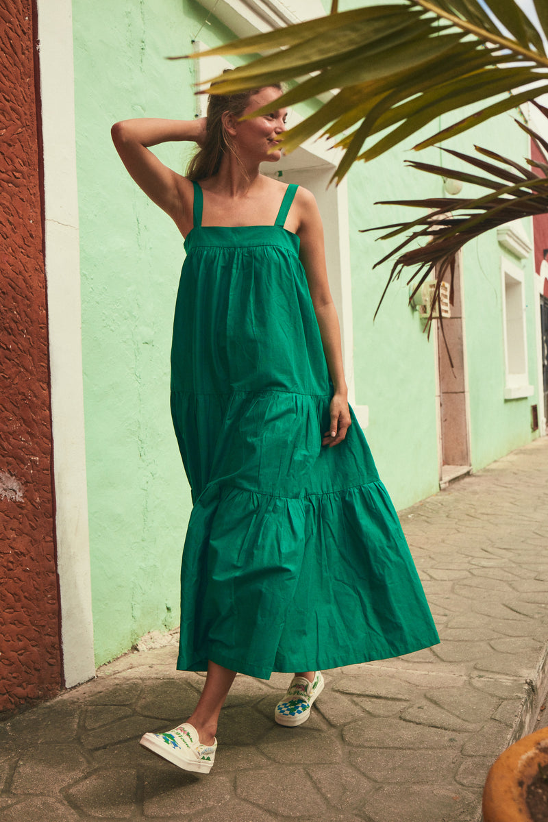123 top robe verte