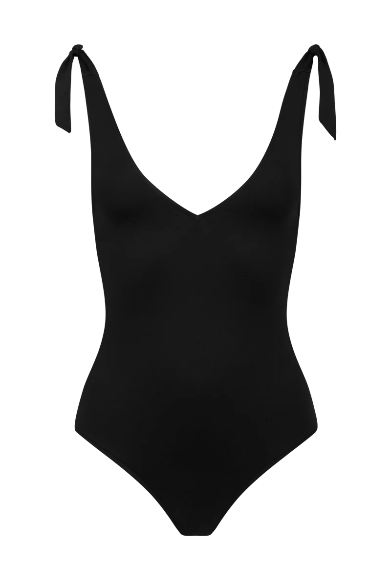 anja swimwear one-piece bathing suit le vertigineux black front
