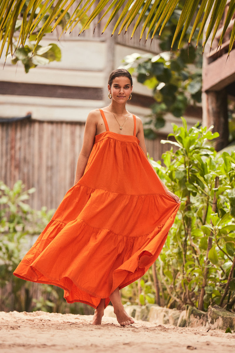 Une robe 2025 orange