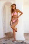 anja haut bikini triangle l'enchanteur rose vu face
