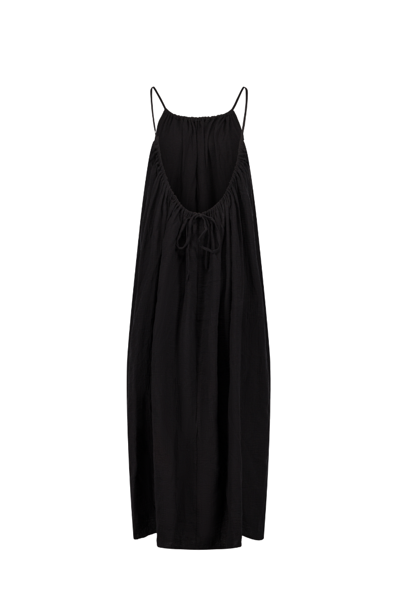 La Robe - Noir Gaze de Coton