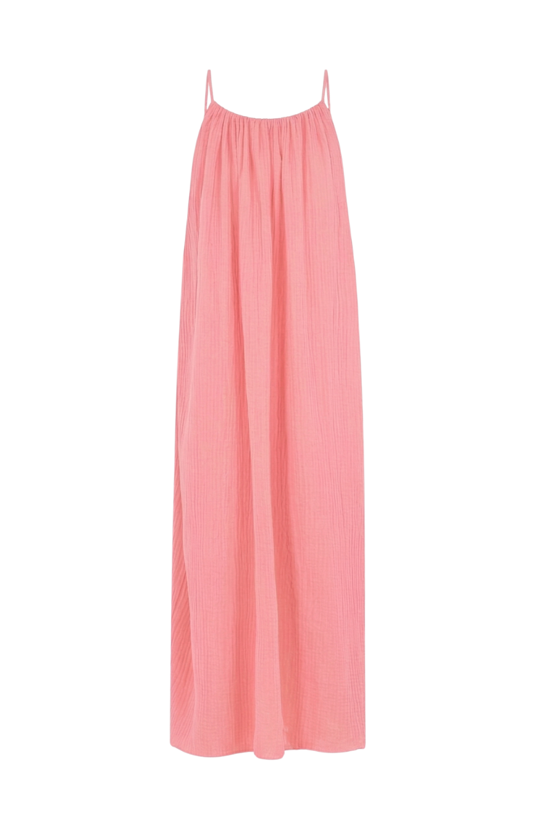 La Robe Dos Nu - Rose Sorbet - Gaze de coton