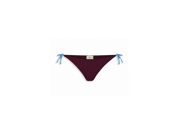 L'Idyllique - Aubergine et Bleu - Culotte Noeuds