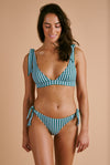 La Magnifique - Vichy Vert - Culotte Noeuds