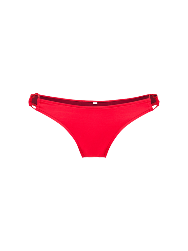 L'Amoureuse - Rouge Cœur - Culotte Basse