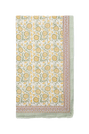 Le Paréo - Imprimé Fleurs Jaune  - Blanc