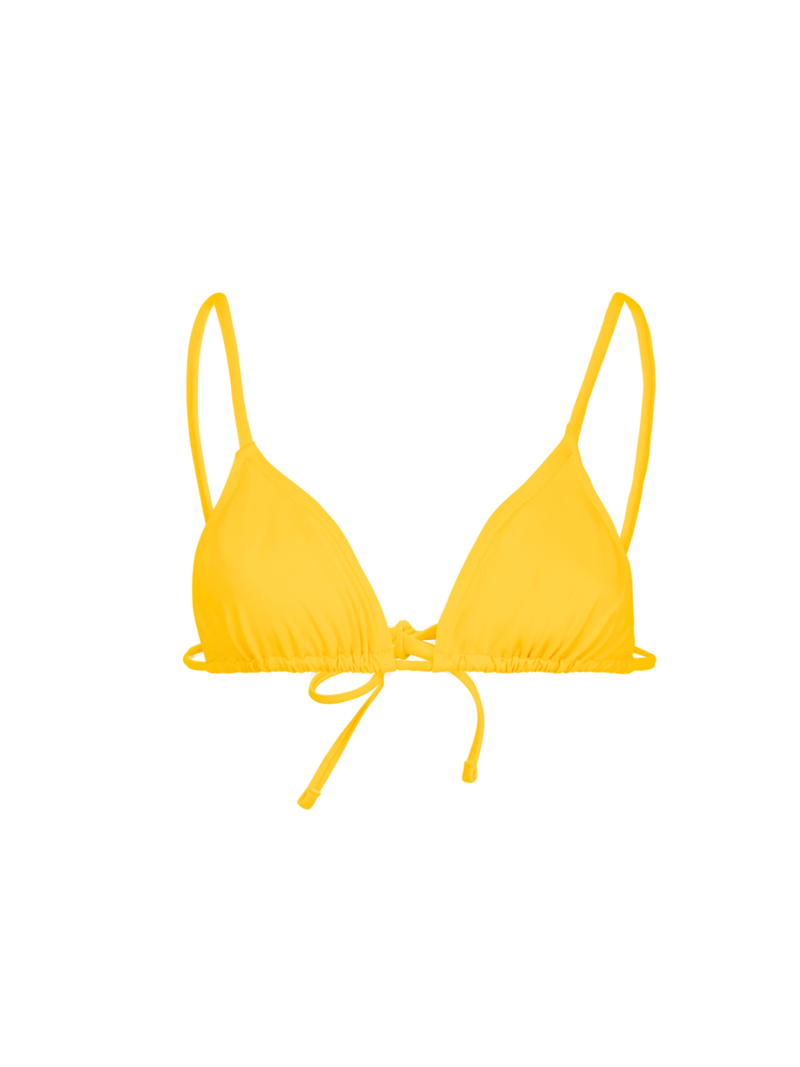 Le Pétillant - Yellow - Triangle bikini top