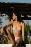 anja bas bikini culotte tanga le canon ikat multicolore vu face