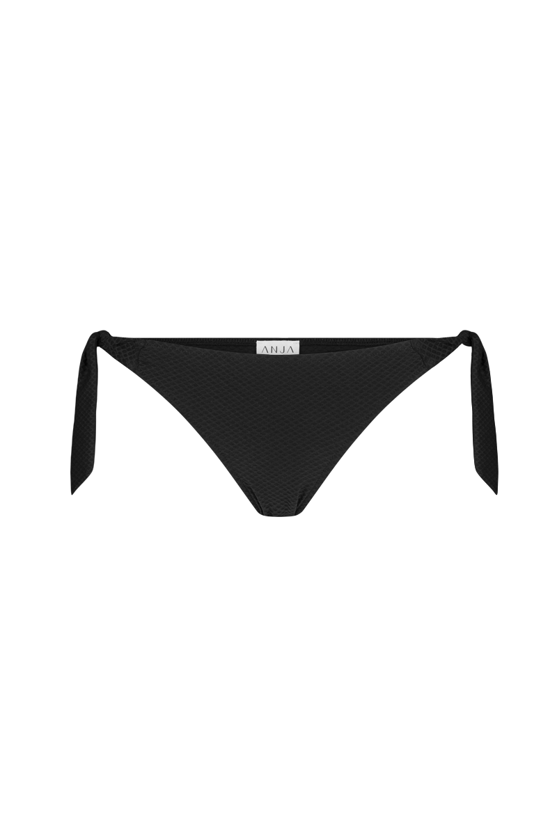 anja bikini culotte noeuds la magnifique noir devant