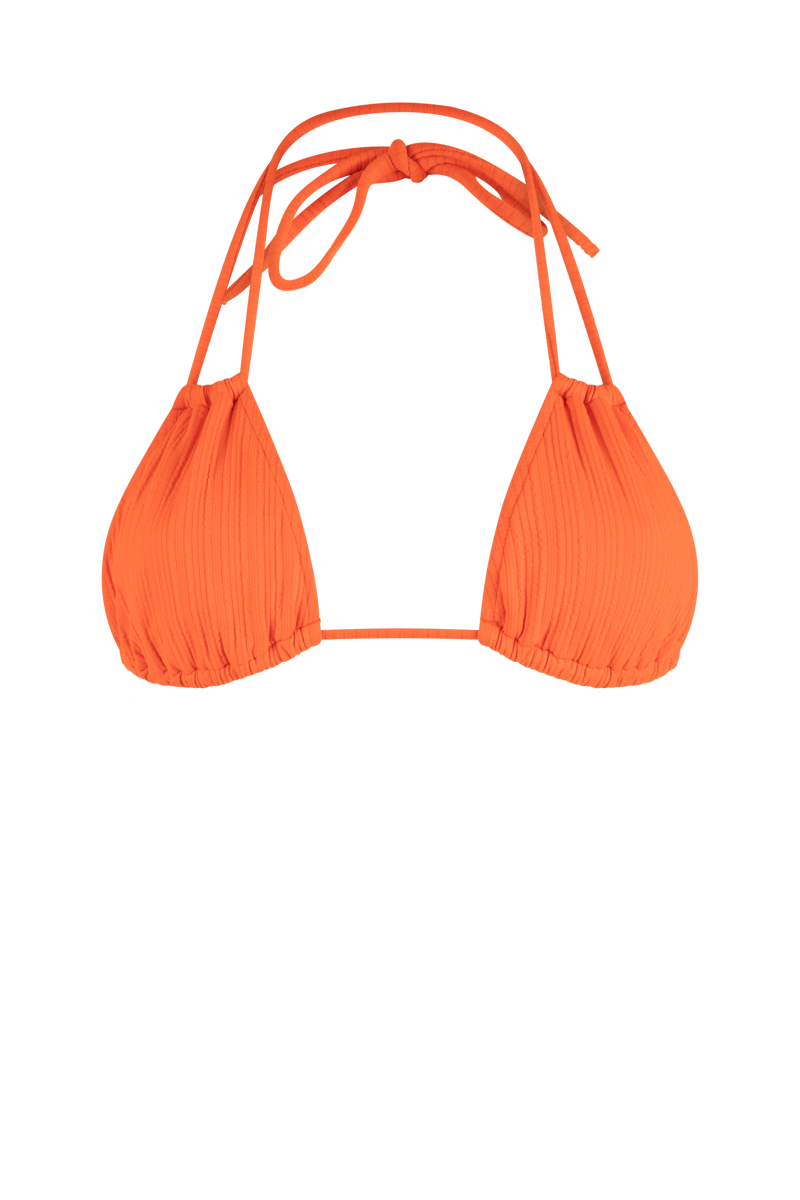 anja haut bikini triangle le merveilleux orange devant
