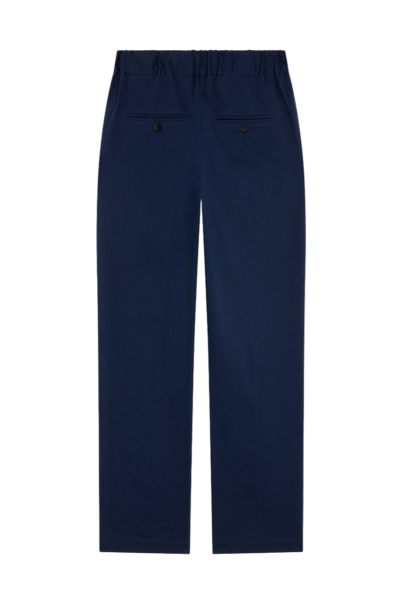 anja prêt à porter pantalon le fûté marine derrière