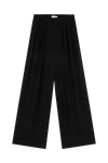 anja pret a porter pantalon palazzo noir produit détouré