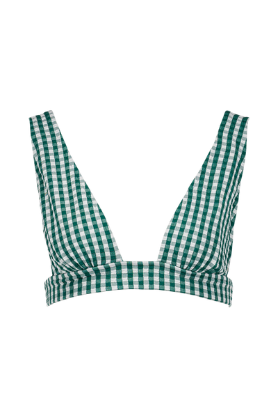 L'Ensorcelant - Vichy Vert - Haut Foulard