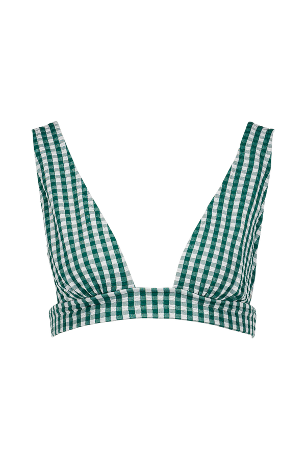 L'Ensorcelant - Vichy Vert - Haut Foulard