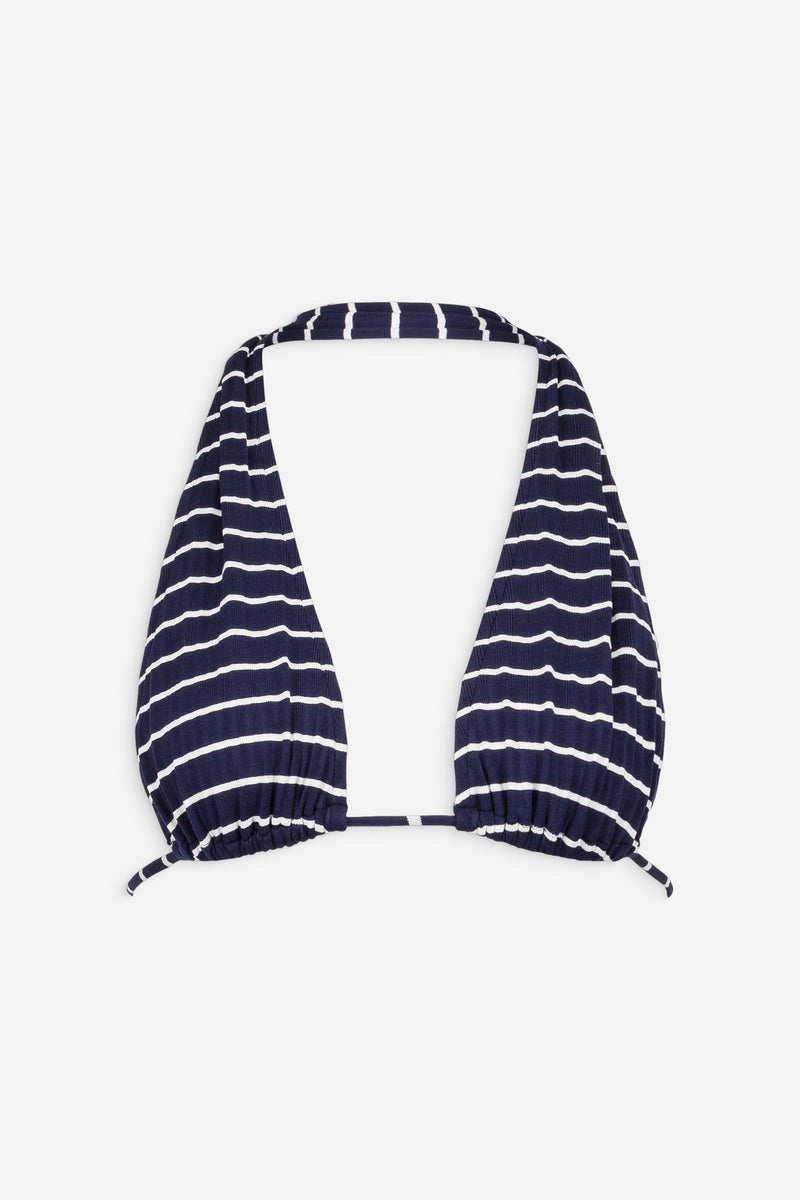 L'Idéal - Rayé Marine - Haut Triangle