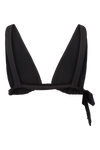 anja adjustable bikini black scarf swimsuit top  
