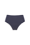 La Magnétique - Rayé Marine - Culotte Haute