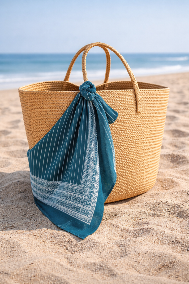 Le Paréo - Imprimé - Vert Canard