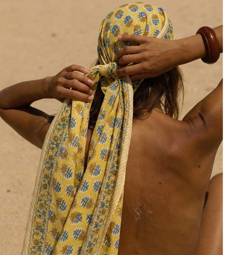 Le Paréo - Imprimé Jaune