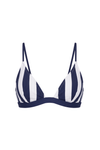 Le Minimaliste - Rayé Bleu Marine - Haut Triangle
