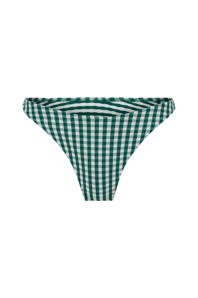 La Séduisante - Vichy Vert - Culotte Tanga