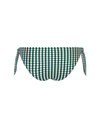La Magnifique - Vichy Vert - Culotte Noeuds