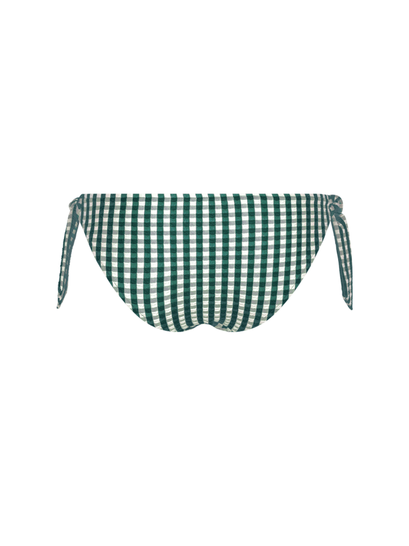 La Magnifique - Vichy Vert - Culotte Noeuds