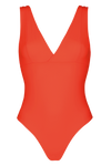maillot de bain une pièce orange