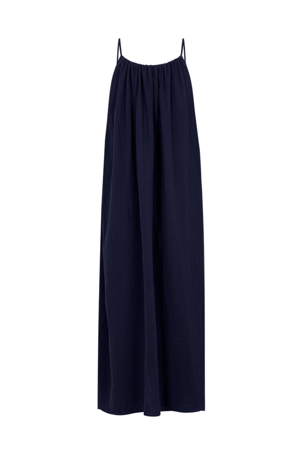 La Robe - Navy Gaze de Coton