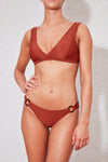 L'Enivrant - Coffee - Top Wrap top
